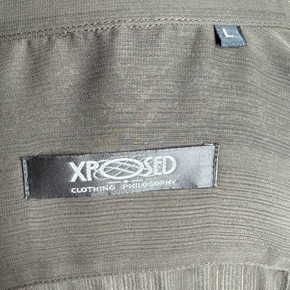 Vintage Xposed Sheer Textured Stripe Blouse - Picture 9 of 9